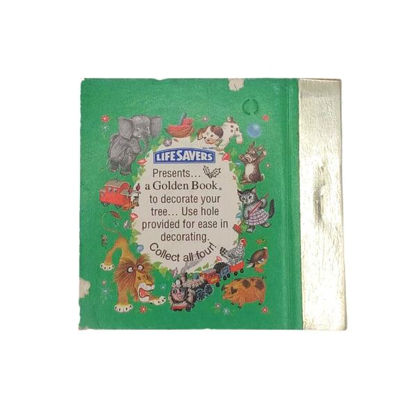 🎄 1987 Mini Book Ornament 📖 The Night Before Christmas 🍬 Golden Books - Picture 4 of 12